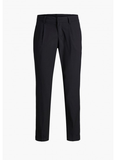 Women Trousers Chloe.Pant Black Polyester Jack & Jones