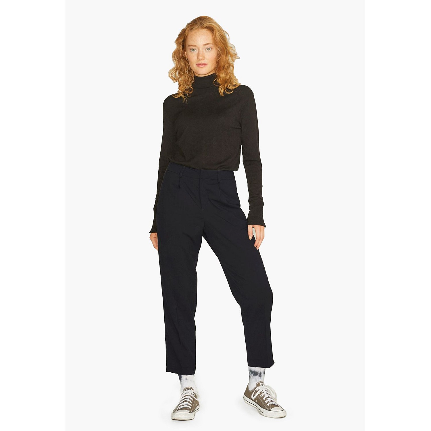 Γυναικεία Παντελόνια Chloe.Pant Μαύρο Πολυεστέρα Jack & Jones Γυναικεία Παντελόνια Chloe.Pant Μαύρο Πολυεστέρα Jack & Jones
