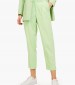 Women Trousers Chloe.Pant Green Polyester Jack & Jones