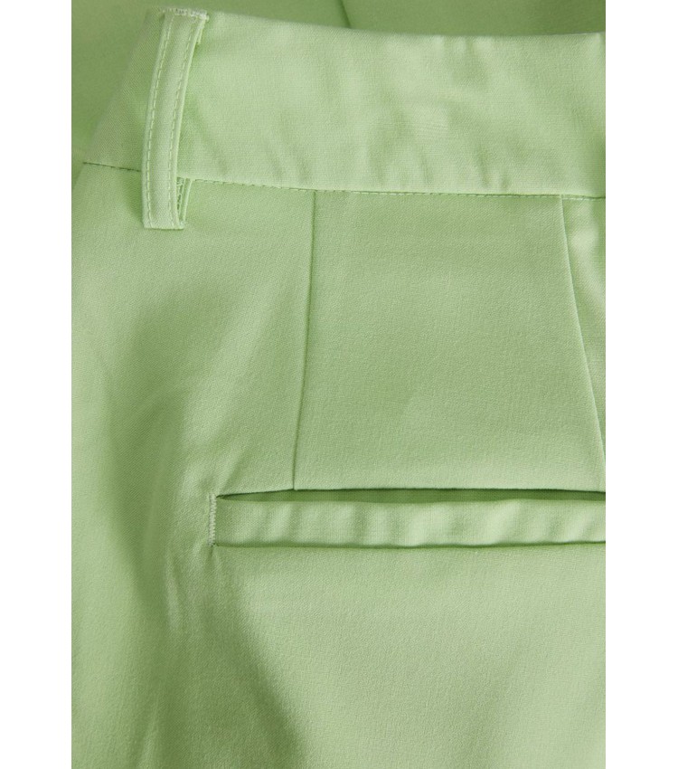 Women Trousers Chloe.Pant Green Polyester Jack & Jones