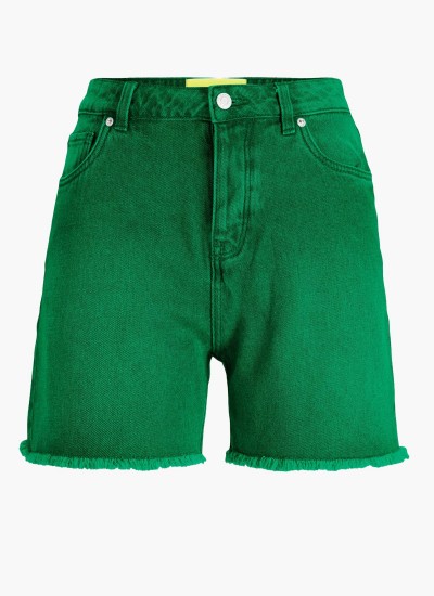 Women Skirts - Shorts Cut.Off Blue Cotton Superdry