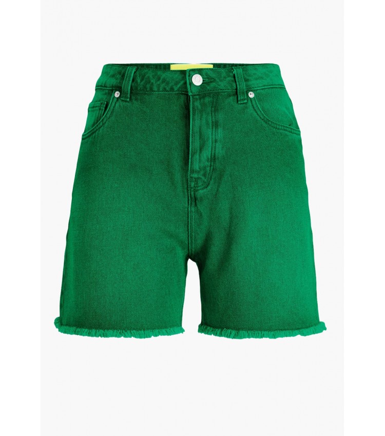 Women Skirts - Shorts Mica Green Cotton Jack & Jones