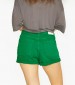 Women Skirts - Shorts Mica Green Cotton Jack & Jones