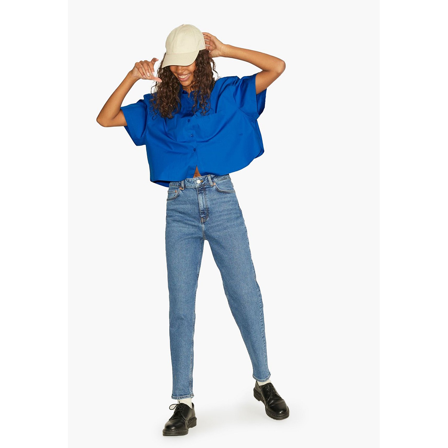 Γυναικεία Πουκάμισα Molly Μπλε Βαμβάκι Jack & Jones Γυναικεία Πουκάμισα Molly Μπλε Βαμβάκι Jack & Jones