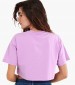 Women T-Shirts - Tops Natalie.Ss Purple Cotton Jack & Jones