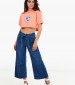 Women T-Shirts - Tops Natalie.Ss Orange Cotton Jack & Jones