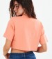Γυναικείες Μπλούζες - Τοπ Natalie.Ss Πορτοκαλί Βαμβάκι Jack & Jones