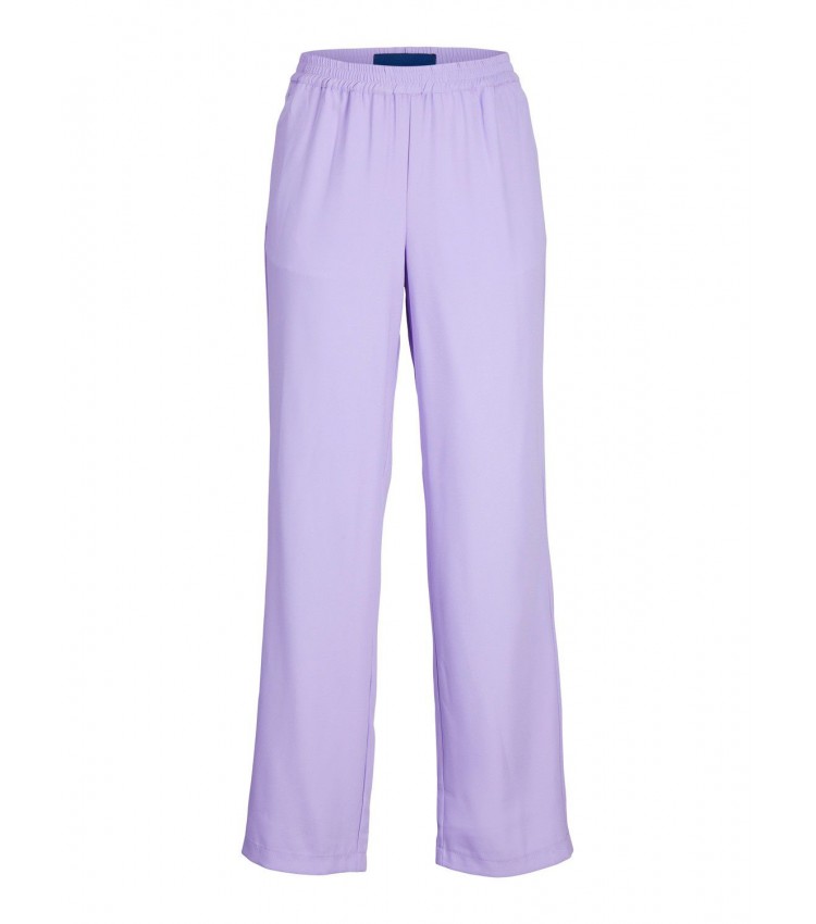 Women Trousers Poppy Purple Polyester Jack & Jones