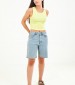 Women Skirts - Shorts Silla Blue Cotton Jack & Jones