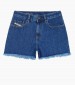 Women Skirts - Shorts Calzoncini DarkBlue Cotton Diesel