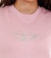 Γυναικείες Μπλούζες - Τοπ Reg.Hs1 Ροζ Βαμβάκι Diesel