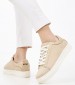 Women Casual Shoes Marina Beige Fabric ACBC