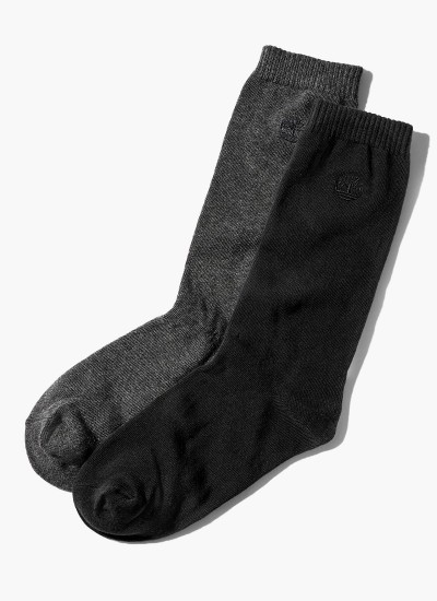 Ανδρικές Κάλτσες A1EQH.2pack Γκρι Βαμβάκι Timberland