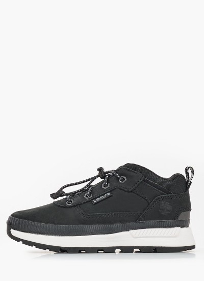 Παιδικά Μποτάκια A2G4H Μαύρο Δέρμα Νούμπουκ Timberland