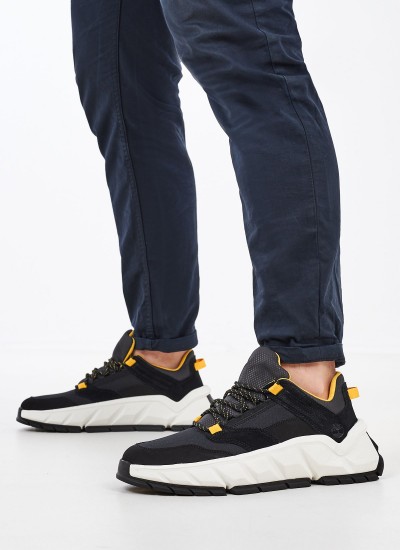 Ανδρικά Παπούτσια Casual A417U Μαύρο Δέρμα Νούμπουκ Timberland
