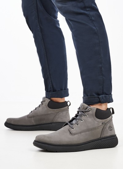 Ανδρικά Μποτάκια 5551R Μαύρο Δέρμα Timberland