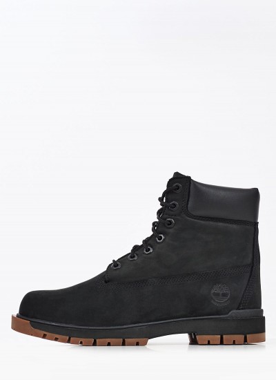 Ανδρικά Μποτάκια A5NGC Μαύρο Δέρμα Νούμπουκ Timberland