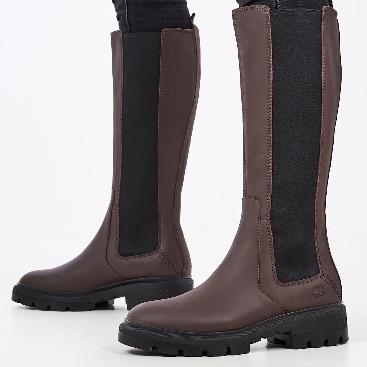 Γυναικείες Μπότες A5PEB Καφέ Δέρμα Νούμπουκ Timberland