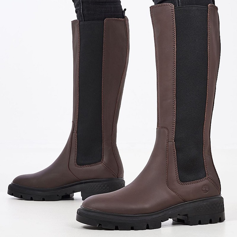 Women Boots A5PEB Brown Nubuck Leather Timberland