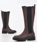 Women Boots A5PEB Brown Nubuck Leather Timberland