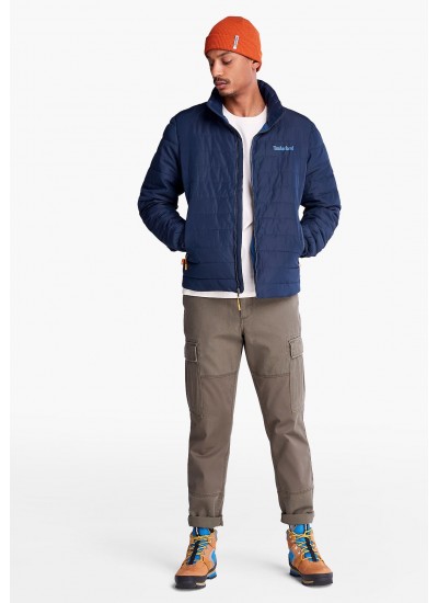 Ανδρικά Μπουφάν Craft.Parka Σκούρο Μπλε Πολυεστέρα Jack & Jones