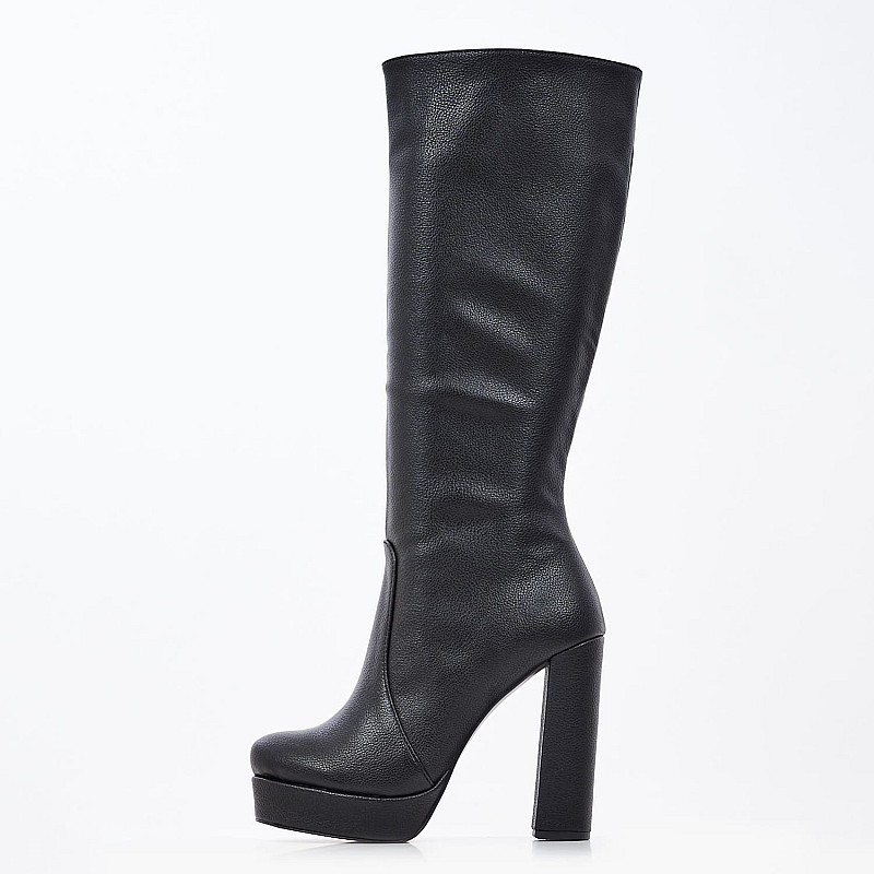 Women Boots 1000 Black ECOleather Mortoglou