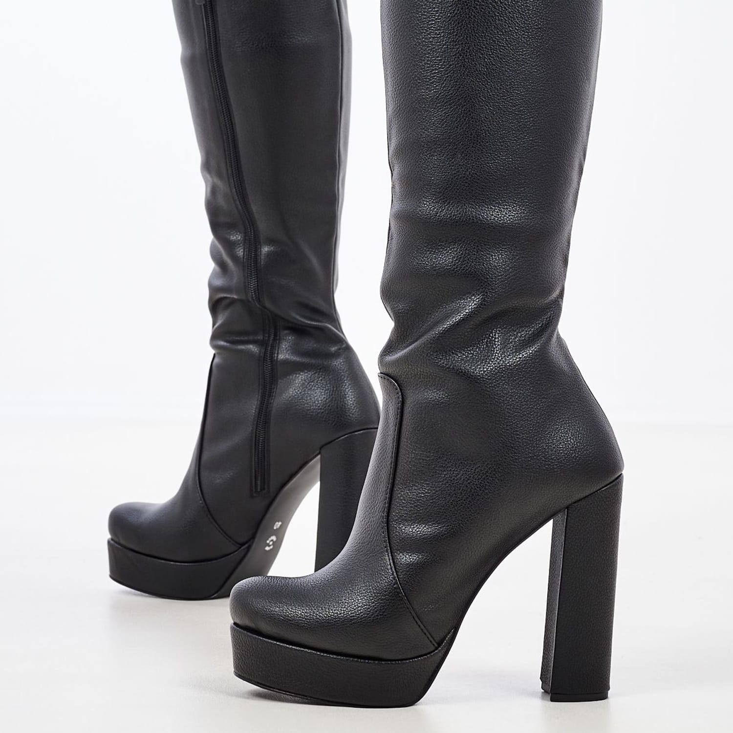 Γυναικείες Μπότες 1000 Μαύρο ECOleather Mortoglou
