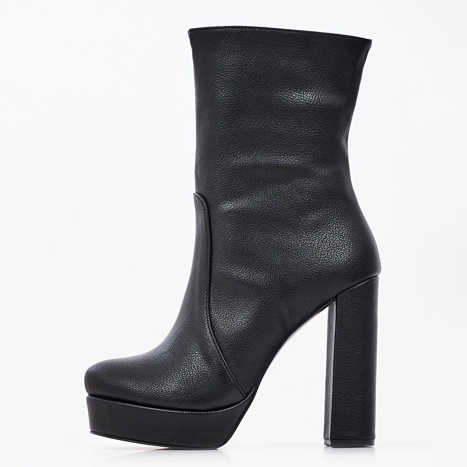 Γυναικεία Μποτάκια 1050 Μαύρο ECOleather Mortoglou