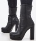 Women Boots 1050 Black ECOleather Mortoglou