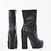 Γυναικεία Μποτάκια 1050 Μαύρο ECOleather Mortoglou Γυναικεία Μποτάκια 1050 Μαύρο ECOleather Mortoglou