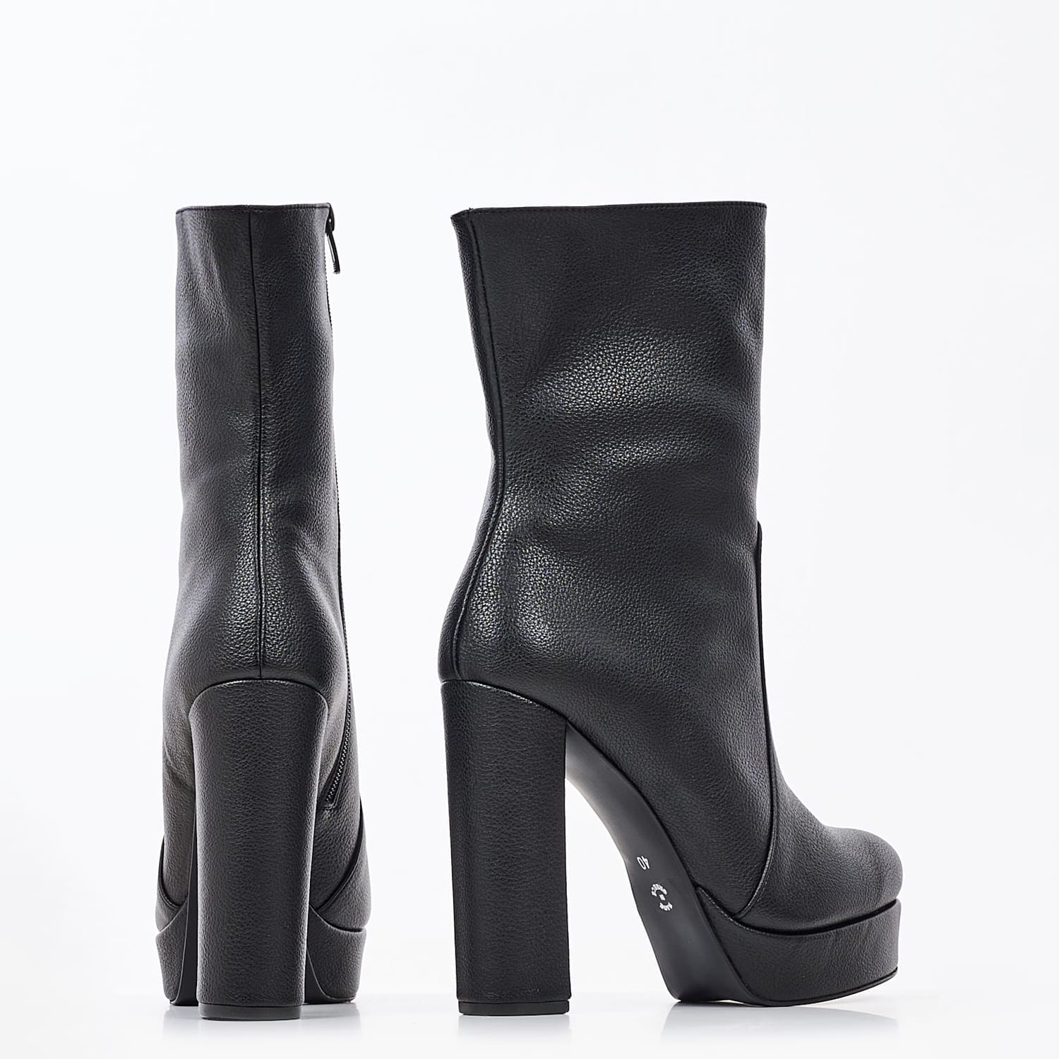 Γυναικεία Μποτάκια 1050 Μαύρο ECOleather Mortoglou Γυναικεία Μποτάκια 1050 Μαύρο ECOleather Mortoglou