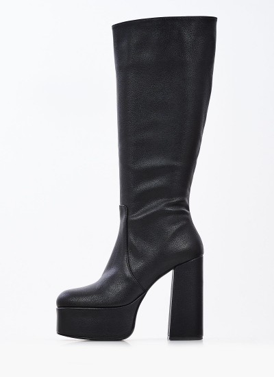 Women Boots Melrose Black Leather Ash