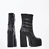 Γυναικεία Μποτάκια 1150 Μαύρο ECOleather Mortoglou Γυναικεία Μποτάκια 1150 Μαύρο ECOleather Mortoglou