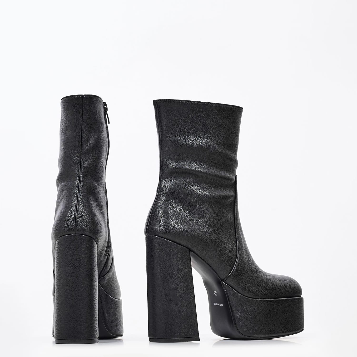 Γυναικεία Μποτάκια 1150 Μαύρο ECOleather Mortoglou Γυναικεία Μποτάκια 1150 Μαύρο ECOleather Mortoglou