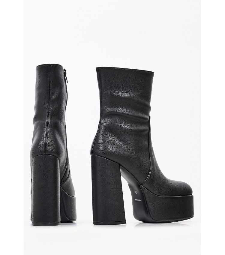 Women Boots 1150 Black ECOleather Mortoglou