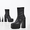 Γυναικεία Μποτάκια 1150 Μαύρο ECOleather Mortoglou Γυναικεία Μποτάκια 1150 Μαύρο ECOleather Mortoglou