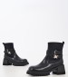 Women Boots 116001117 Black Leather Mortoglou