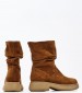 Women Boots 210 Brown Buckskin Mortoglou