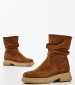 Women Boots 210 Brown Buckskin Mortoglou