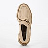 Γυναικεία Μοκασίνια 2576 Μπεζ ECOleather Mortoglou