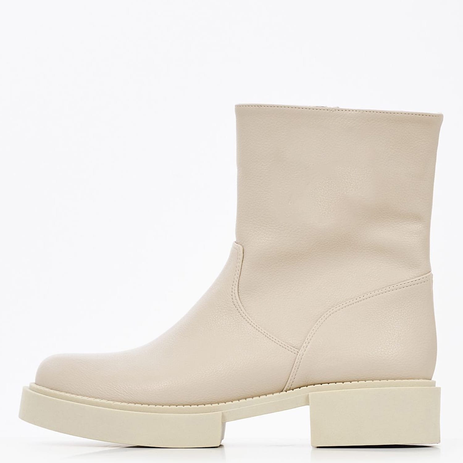 Γυναικεία Μποτάκια 300 Μπεζ ECOleather Mortoglou