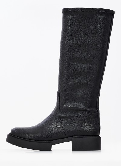 Women Boots Melrose Black Leather Ash