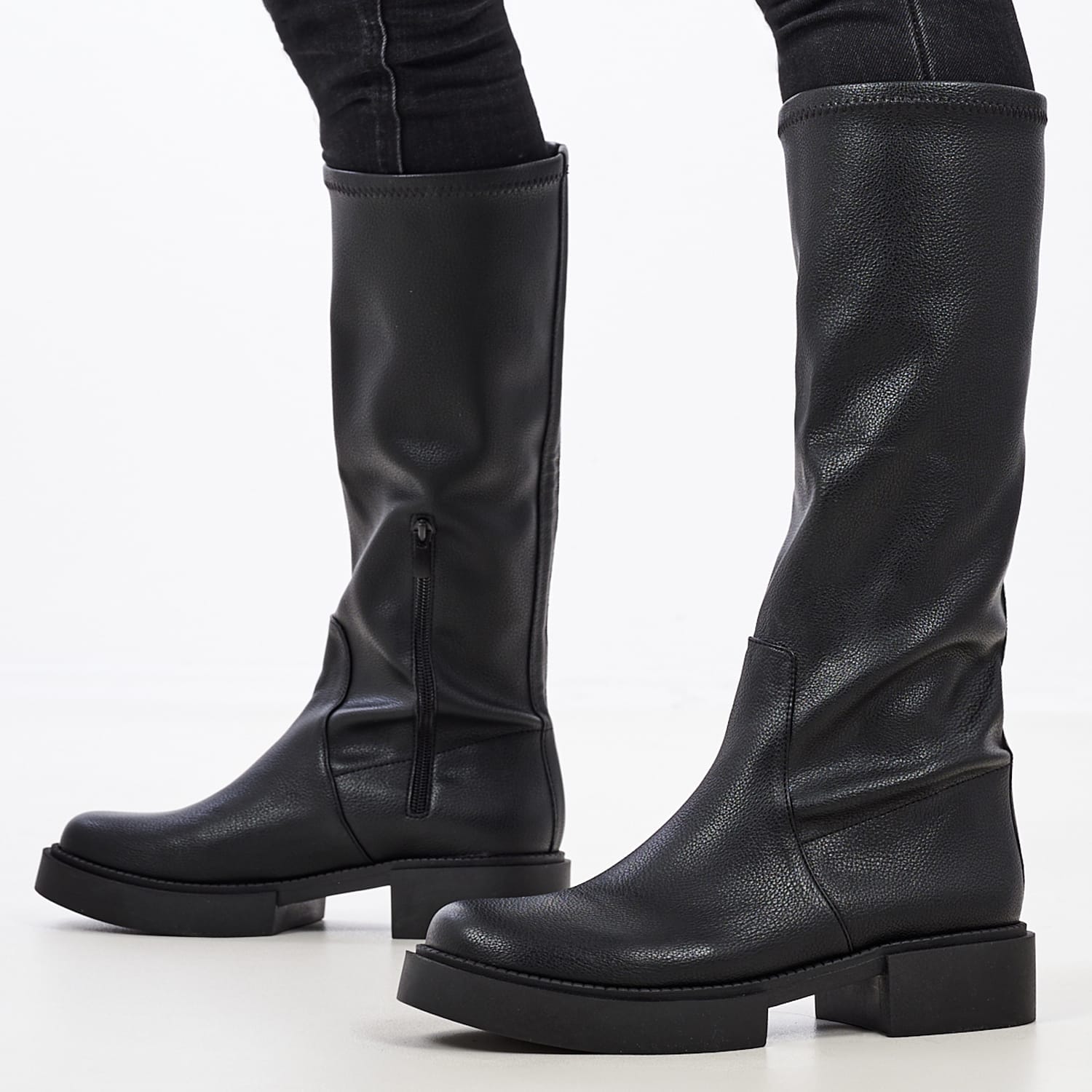 Γυναικείες Μπότες 360 Μαύρο ECOleather Mortoglou