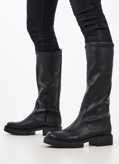 Women Boots Melrose Black Leather Ash