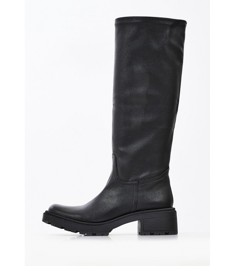 Women Boots 550 Black ECOleather Mortoglou