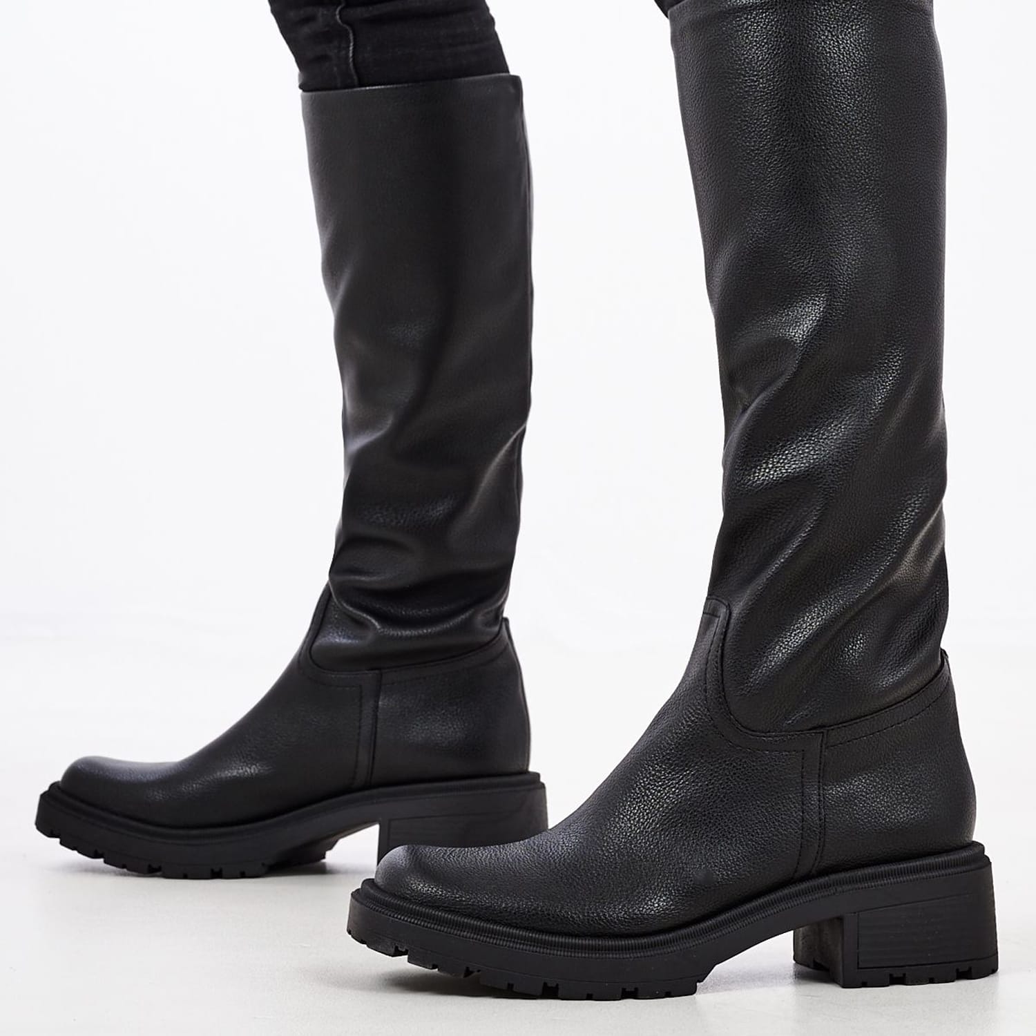 Γυναικείες Μπότες 550 Μαύρο ECOleather Mortoglou