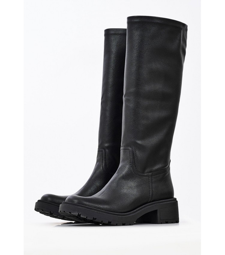 Women Boots 550 Black ECOleather Mortoglou