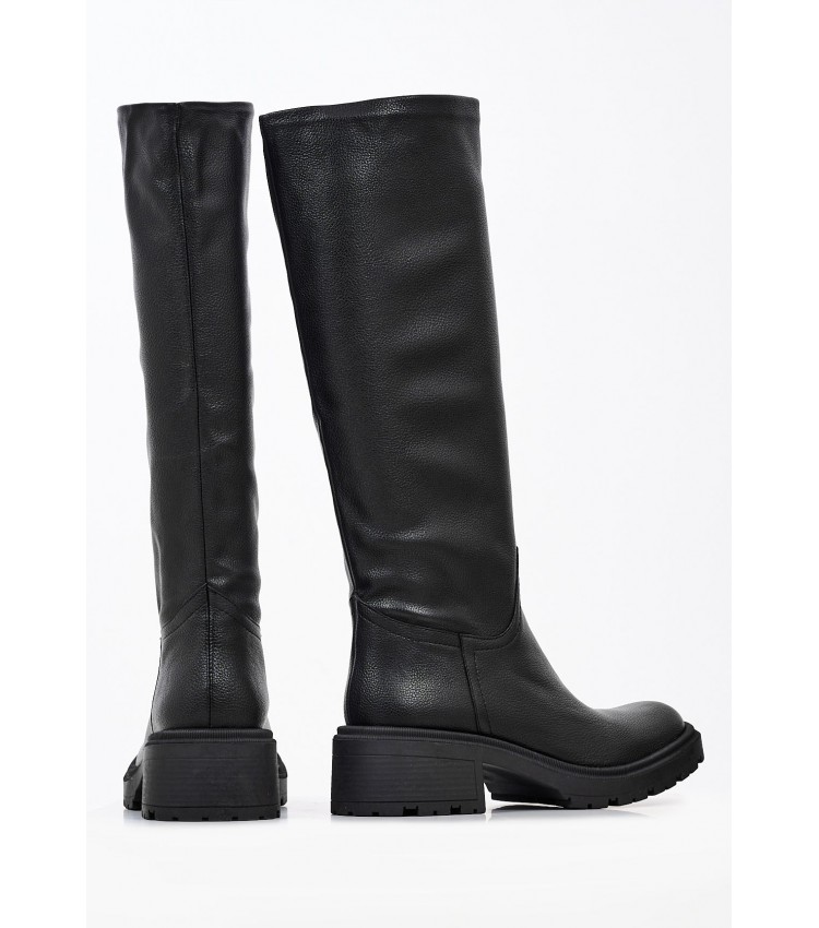 Women Boots 550 Black ECOleather Mortoglou