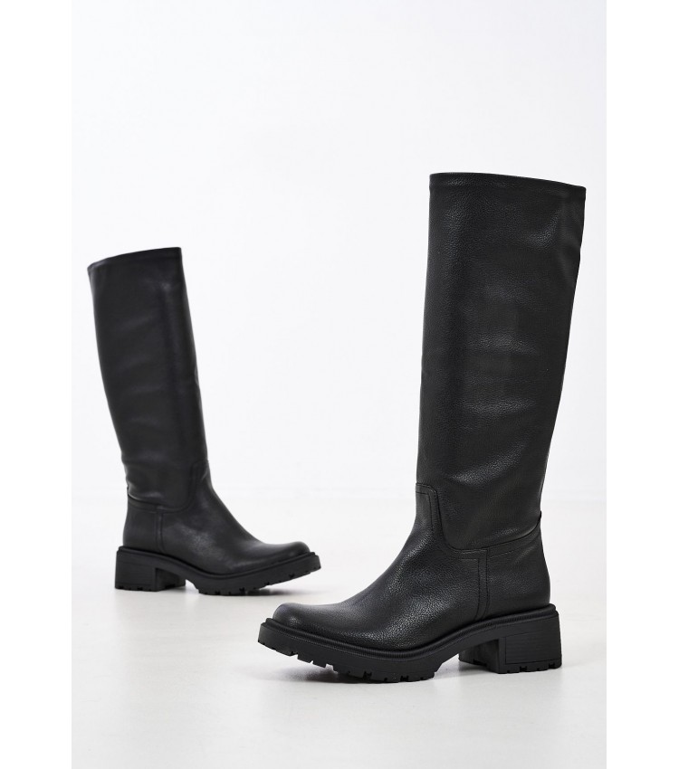 Women Boots 550 Black ECOleather Mortoglou