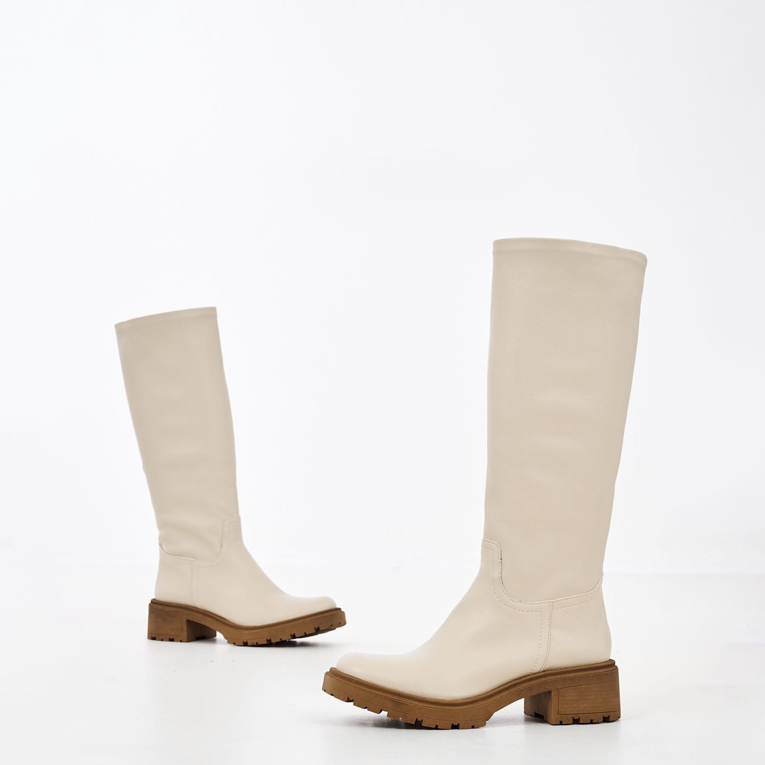 Γυναικείες Μπότες 550 Μπεζ ECOleather Mortoglou Γυναικείες Μπότες 550 Μπεζ ECOleather Mortoglou